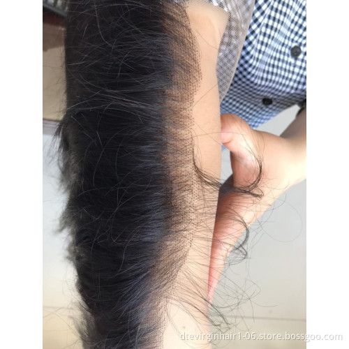 Wholesale Price Transparent HD Thin Swiss Lace Frontal Closure, Cuticle Aligned Pre Plucked Virgin Hair HD Lace Frontal
